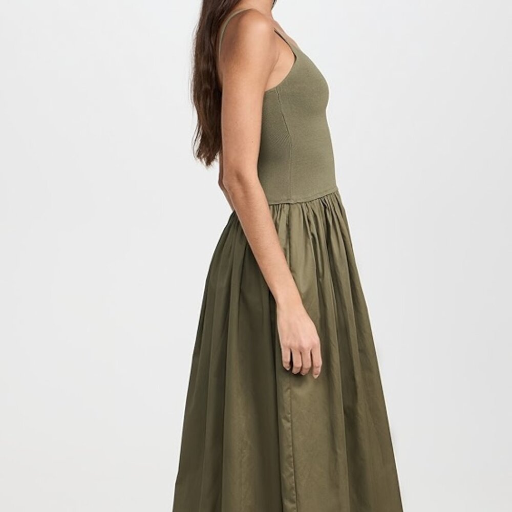 La Ligne Knit Combo Dress with Poplin Skirt - Picture 8 of 8